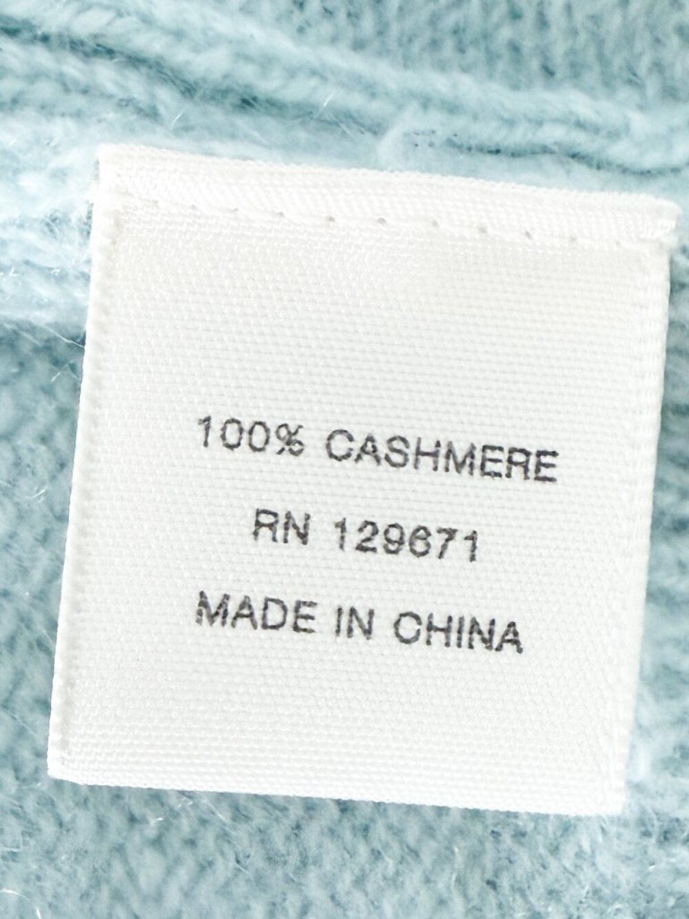 NAKED CASHMERE SYDNEY V-NECK CASHMERE Light Blue Knit Pullover XS - Picture 8 of 11